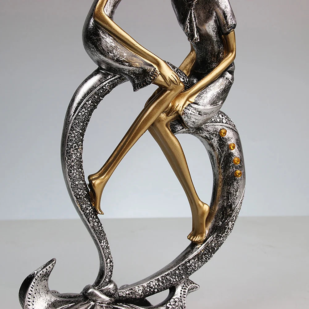 RASAB786 | Romantic Kissing Figurine
