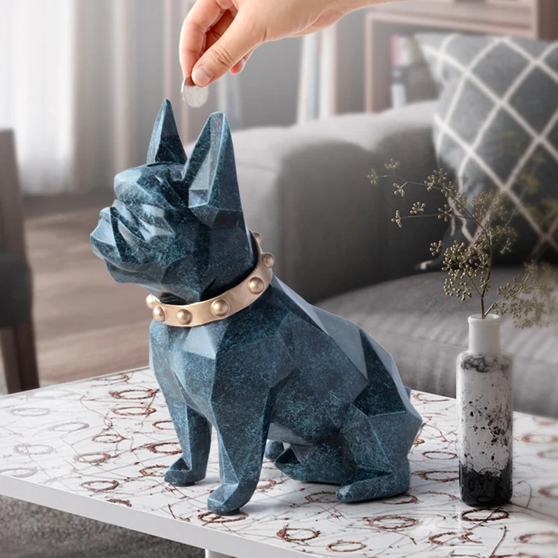 RASAB786 | Geometric Bulldog Coin Box