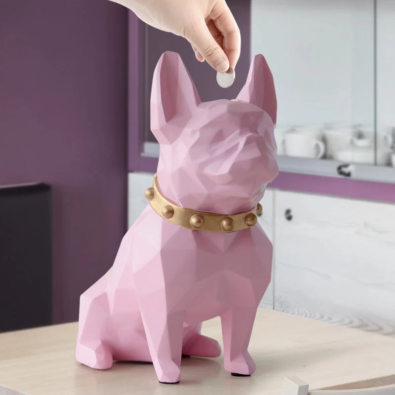 RASAB786 | Geometric Bulldog Coin Box