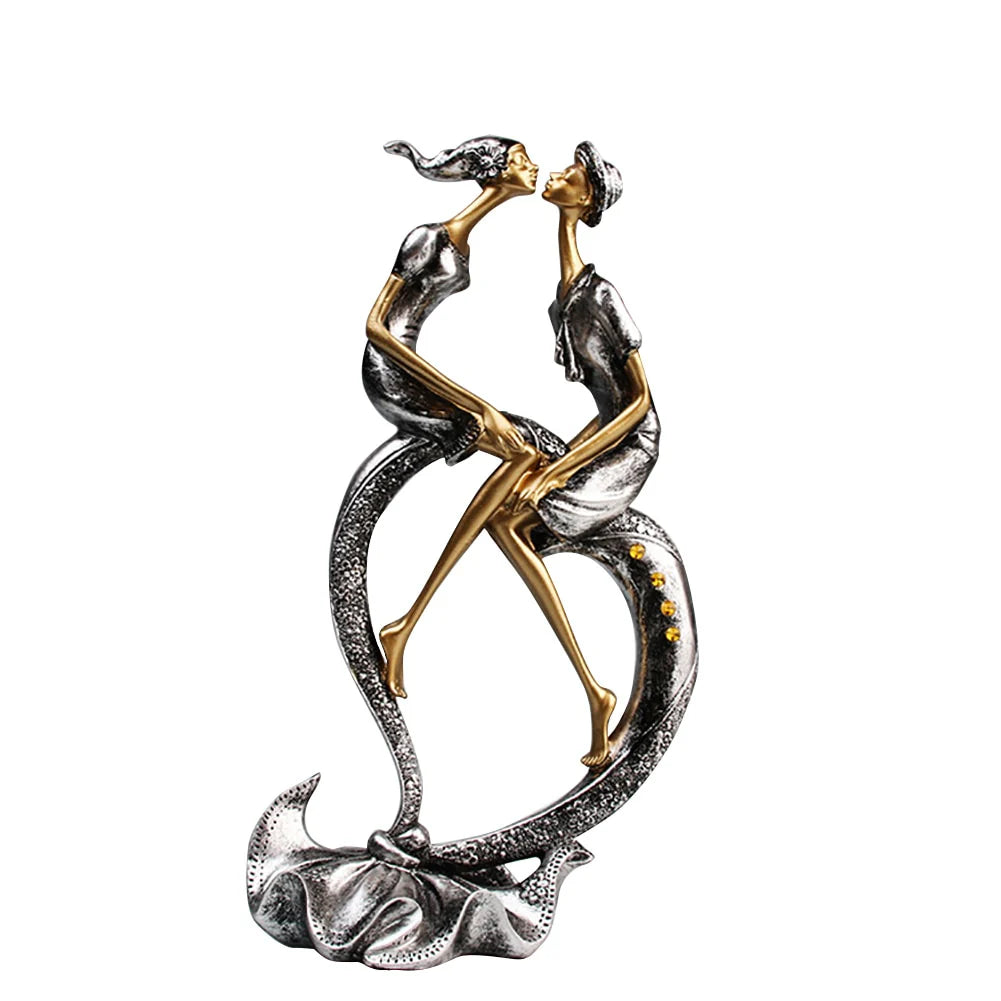 RASAB786 | Romantic Kissing Figurine