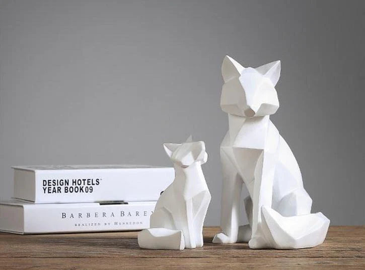 RASAB786 | Geometric White Fox