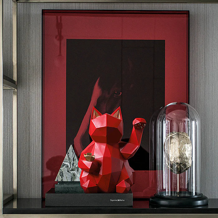 RASAB786 | Geometric Maneki Cat
