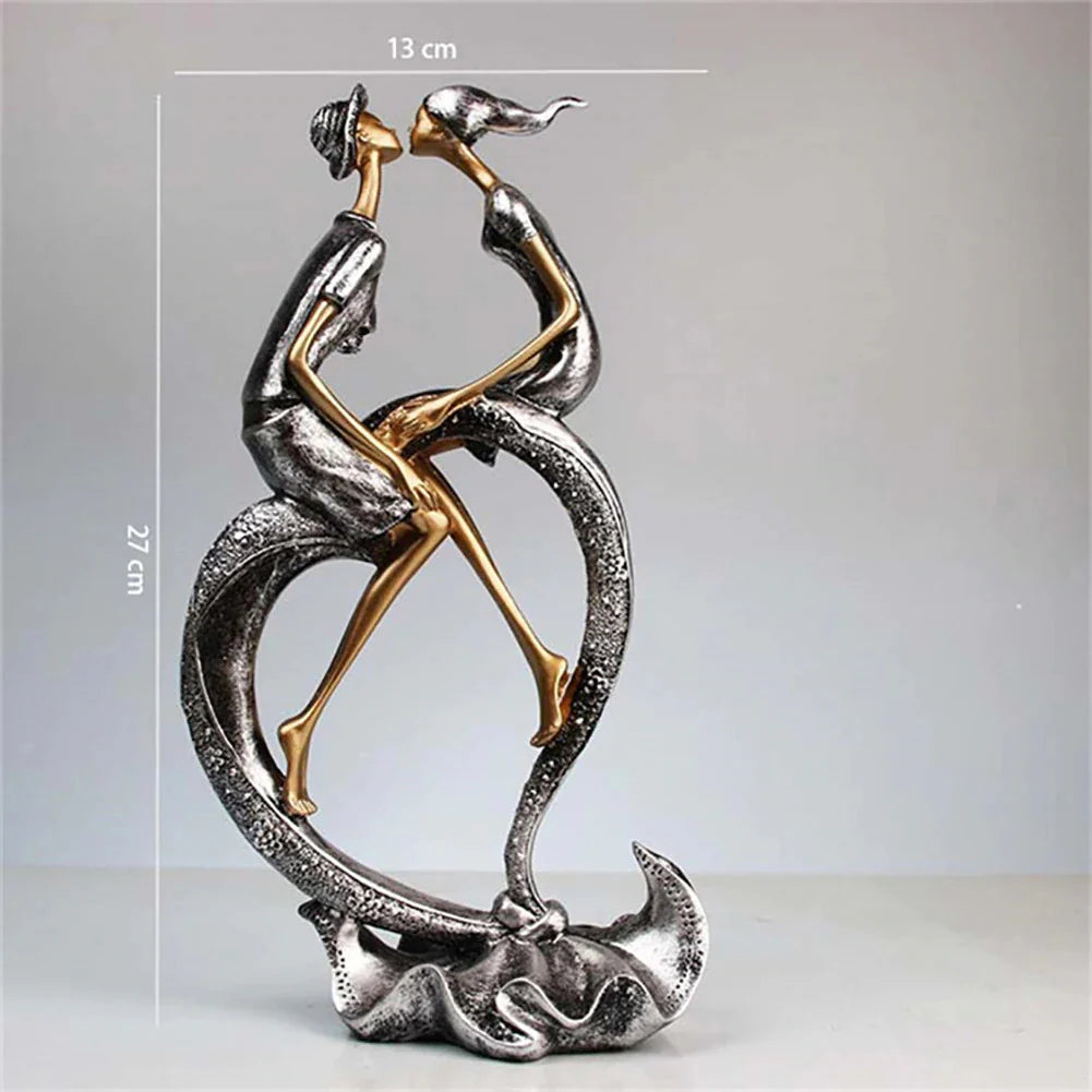RASAB786 | Romantic Kissing Figurine
