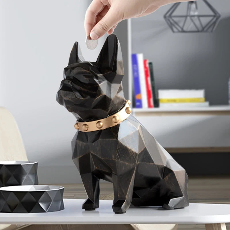 RASAB786 | Geometric Bulldog Coin Box