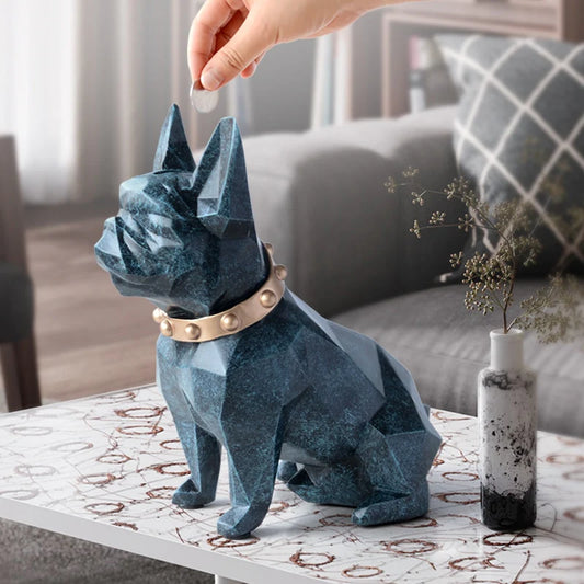 RASAB786 | Geometric Bulldog Coin Box